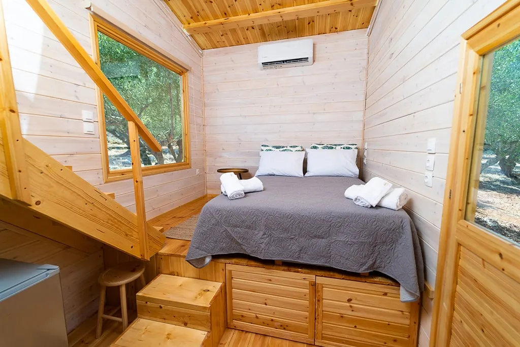 Interno del cottage Calipso
