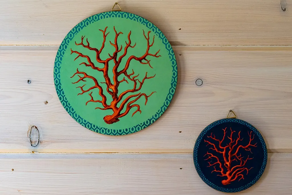 Dettaglio di una decorazione del cottage Calipso