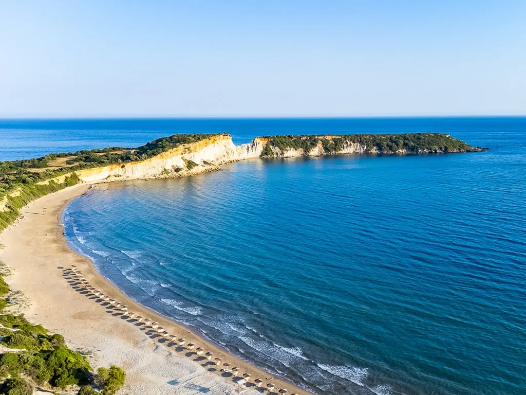 Una spiaggia di Zante